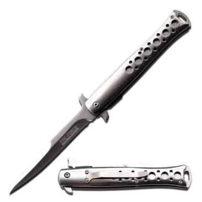 Tac Force Folding Linerlock Knife 4" Mirror Finish Stainless Steel Construction - Image 1 of 4