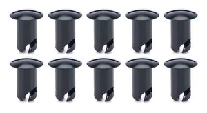 TI22 Performance TIP8134 Oval Head Buttons .600 Long Black 10 Pack - Bild 1 von 1