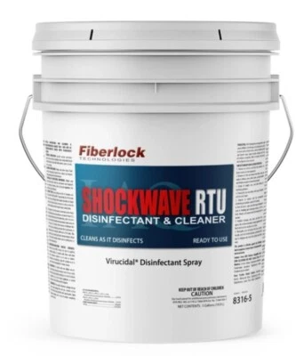 Shockwave RTU Multipurpose Disinfectant, Sanitizer & Cleaner  5 Gallon   - Image 1 of 4