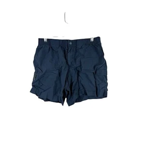 COLUMBIA Mujer Talla S Azul Grisáceo Pull On Nylon Exterior Pantalones Cortos - Imagen 1 de 4