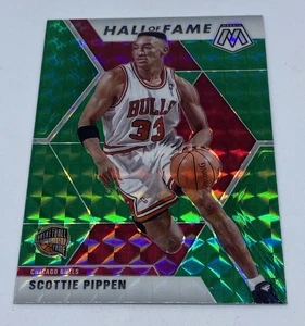 2019-20 Panini Green Prizm Mosaic Scottie Pippen Hall Of Fame Chicago Bulls #292 - Picture 1 of 2