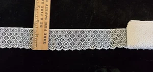 Vintage/antiguo crudo, encaje de algodón 5 yardas - Imagen 1 de 1