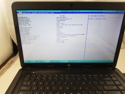 Ноутбук HP 2000-2b80DX AMD E-300 1,3 ГГц 4 ГБ RAM без жесткого диска без переменного тока без ОС протестирован FS - Изображение 1 из 4