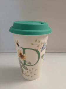 Lenox Butterfly Meadow Buchstabe D Travel Mug Tasse - Bild 1 von 11