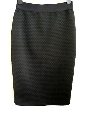 RINASCIMENTO женщины Smart черный обтяжку назад раздельный карандаш юбка XS талии 26-30" - Изображение 1 из 4