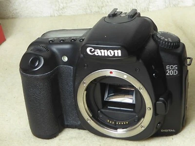 Canon EOS 20D 8.2MP Digital SLR Camera Body & Strap. Free Warranty. 60 day vgc - Image 1 of 2