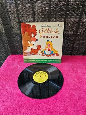 Walt Disney Goldilocks And The Three Bears - LP Vinyl Record - Image 1 of 4