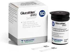Menarini Glucomen Areo Blutzuckersensor Diabetiker Teststreifen (50er Pack)