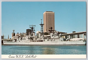 Postkarte Buffalo, NY New York USA Cruiser Little Rock Marine Schiff - Bild 1 von 3