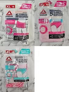 5 Niñas Ropa Interior Reebok XL 16 Sin Costuras Niños Pantalones Cortos o Hipsters o Algodón Elástico - Imagen 1 de 35