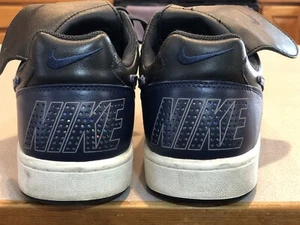 NIKE Tiempo Premier 💥Rare💥 Limited Edition Black/Blue Leather Size 9 US - Picture 1 of 6