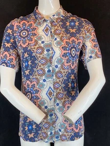 GERRY WEBER Edition Women's Floral Print Short Sleeve Blouse Shirt Chest 36" - Picture 1 of 5