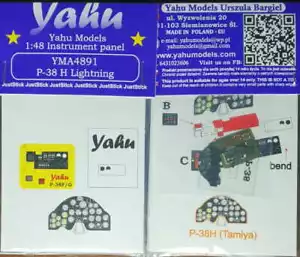 YAHU YMA4891 P-38 H Lightning 1/48 Instrument panel - Picture 1 of 1