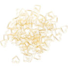 Heart Paper Clips 100pcs Gold for Wedding Crafts Scrapbooking Sorting