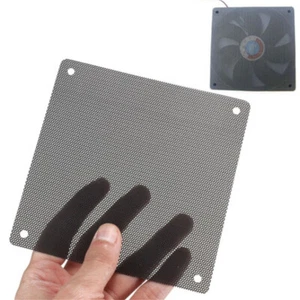 5PCS 120mm Cuttable Black PVC PC Fan Dust Filter Dustproof Case Computer M&I4 - Picture 1 of 6