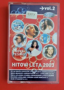 HITOVI LETA 2003 YUGO SERBIA CROATIA BOSNIA MONTENEGRO MACEDONIA CASSETTE TAPE - Picture 1 of 2
