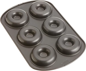 Wilton Non-Stick 6-Cavity Donut Baking Pans, 2-Count - Picture 1 of 12