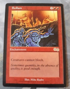 Bedlam MTG Urza's Saga Rare Near Mint/Light Play (Multiple Available!) - Picture 1 of 2