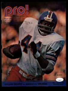 Floyd Little JSA Autograph Vintage Signed 1972 Pro Magazine Cover Broncos - Picture 1 of 2