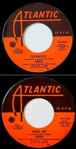 ABBA *VG* "FERNANDO b/w ROCK ME" 1978 US ATLANTIC STOCK VINYL 45 SINGLE - Picture 1 of 1