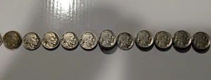 Buffalo Nickel Lot, 34 circulated coins - Picture 1 of 20