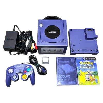 Console Nintendo GameCube Violette avec disque de démarrage Game Boy Player AV - Photo 1/4