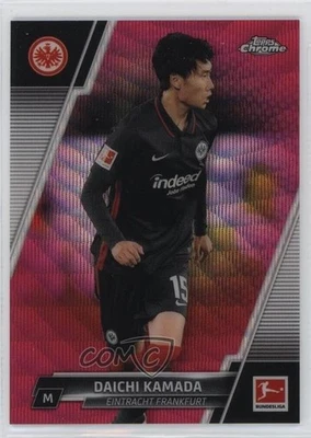 2021-22 Topps Chrome Bundesliga Magenta Wave Refractor /399 Daichi Kamada #39 - Image 1 of 2