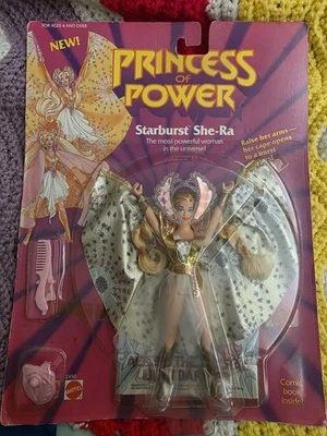 Figura de acción de colección Starburst She-Ra Princess of Power MOTU Mattel 1985 MOSC Foto 1 de 4