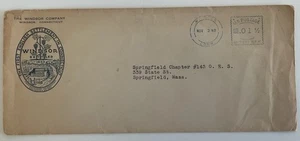 Windsor Connecticut 1948 con Cachet primer asentamiento inglés en Conn. - Imagen 1 de 3