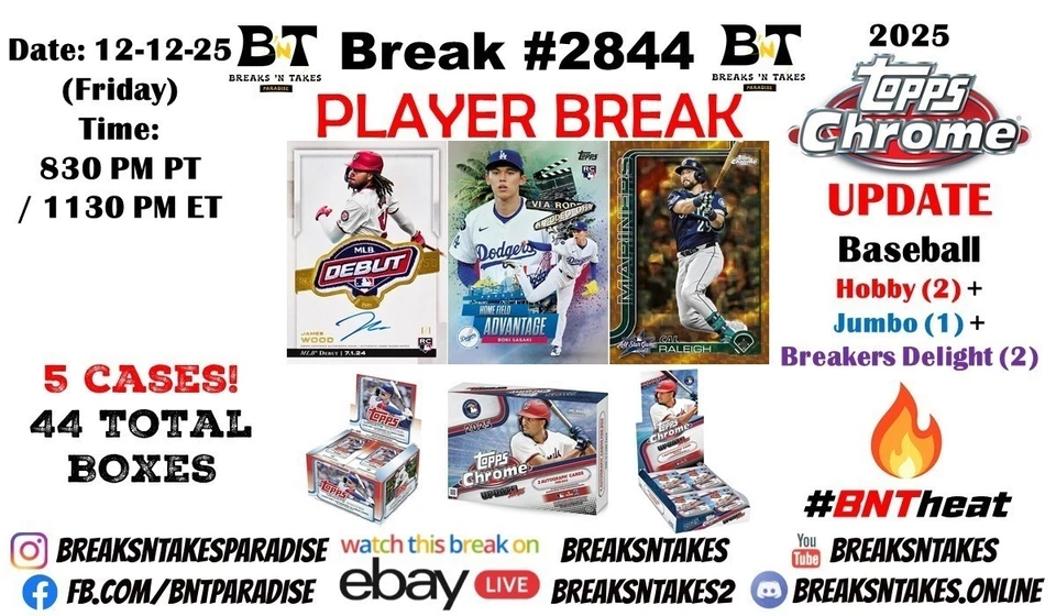 Joe Mauer 2025 Topps Cromo Actualización Béisbol 5 ESTUCHE Break #2844 Foto 1 de 1