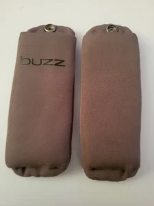 Pushchair Carseat Harness Shoulder Pads In Brown Quinny Buzz - Picture 1 of 2