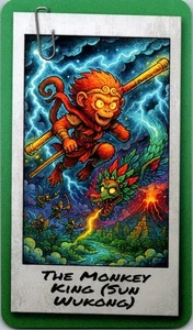 Tarjeta de arte Zendecks The Monkey King Mythology & Legends 2025 envío gratuito - Imagen 1 de 1