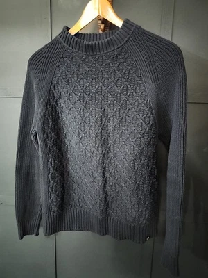 Suéter Belstaff para hombre pequeño, azul marino, 100 % algodón Foto 1 de 4