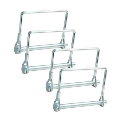 Pasador de bloqueo de eje de pasador de toma de fuerza cuadrado 1/4 pasador, pasador de enganche, pasador de bloqueo de cable, seguridad  Foto 1 de 4