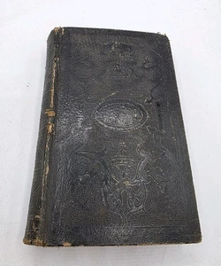 Antique 1872 Hubner's Biblical Histories Book Hebrews & New Testaments German - Picture 1 of 8