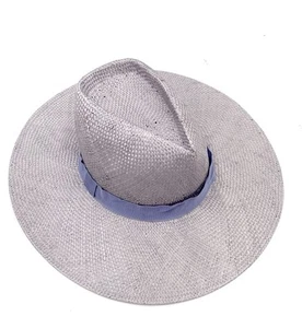 Sombrero de Paja Eugenia Kim Harlow Fedora Lavanda Púrpura Ala Ancha Nuevo con Etiquetas - Imagen 1 de 8