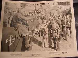Vintage Walt Disney Robin Hood B&W Photo Promo Pictures, 1950's, Advertising! - Picture 1 of 2