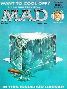 MAD Magazine #49 - Septiembre 1959 - Imán de portada - Imagen 1 de 2