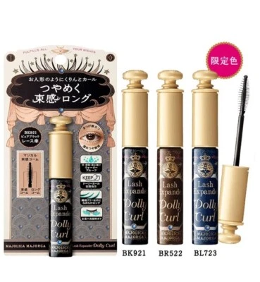 [SHISEIDO MAJOLICA MAJORCA] Lash Expander Dolly Curl Waterproof Mascara 6g NEW - Image 1 of 4