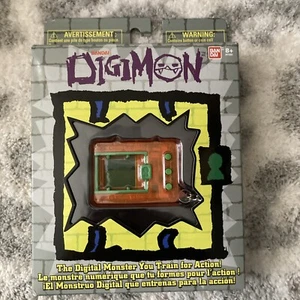 Digimon Digivice Virtual Pet Monster 2019 Translucent Orange Bandai Tamagotchi - Picture 1 of 3