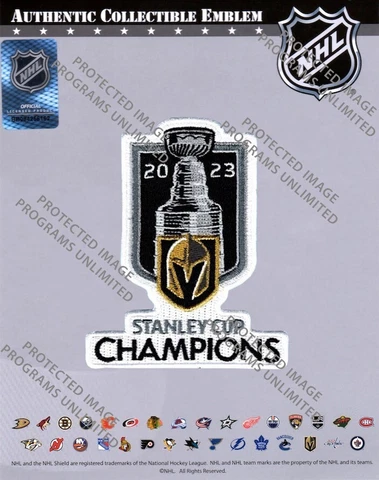 2023 VEGAS GOLDEN KNIGHTS CHAMPIONS PATCH NHL STANLEY CUP FINAL JERSEY STYLE Cover