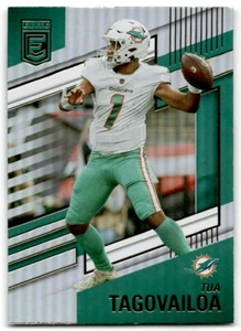 2021 Tua Tagovailoa - Donruss Elite Football - *Green Parallel* Miami #3 - Picture 1 of 2