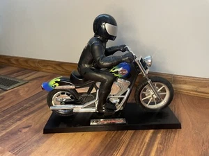 Tyco Harley Davidson Motorcycle FLAMES BLUE, NEON, YELLOW W/O Accessories RARE - Picture 1 of 9