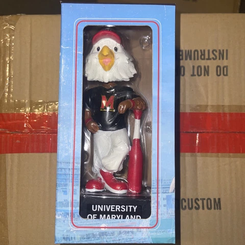 WASHINGTON NATIONALS - UNIVERSITY OF MARYLAND 2020 SCREECH MUSICAL BOBBLEHEAD Cover