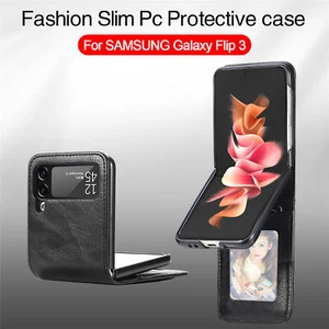 Folding Phone Case Protective Cover Sleeve Shell for Samsung Galaxy Z Flip3 - Picture 1 of 17