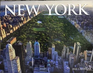 2025 Calendar 2025 NYC Monthly Wall Calendar 12 Month, New York City Free Shipng - Picture 1 of 15
