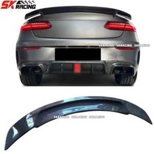 Glossy Black Rear Trunk Spoiler Wing Fits Mercedes Benz W238 E-Class Coupe 17-23 - Imagen 1 de 13