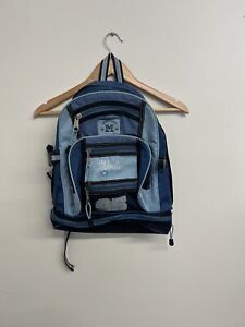 vintage mudd backpack Blue Y2K Preppy Rare Full Size