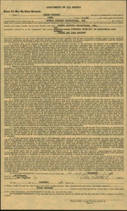 Helen Deutsch, 1945 contratto di scrittore firmato per "Terra e Alto Cielo" - Foto 1 di 3