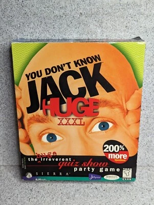 You Don't Know Jack Huge XXXL PC Mac Big Box Game 1997 Complete CIB - Image 1 of 4